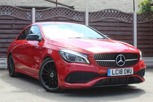 Mercedes-Benz CLA 2.1 CLA 220d AMG Line Night Edition 4dr Tip Auto Saloon Diesel Red