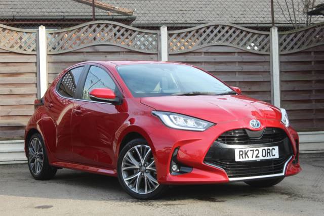 Toyota Yaris 1.5 Hybrid Excel 5dr CVT Hatchback Petrol / Electric Hybrid Red