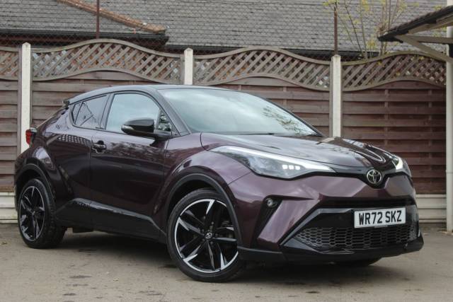 Toyota C-HR 1.8 Hybrid GR Sport 5dr CVT Hatchback Petrol / Electric Hybrid Mauve/purple