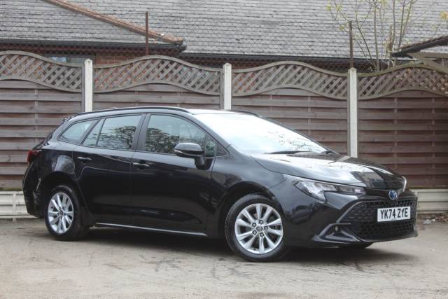 Toyota Corolla 1.8 Hybrid Icon 5dr CVT Estate Petrol / Electric Hybrid Black
